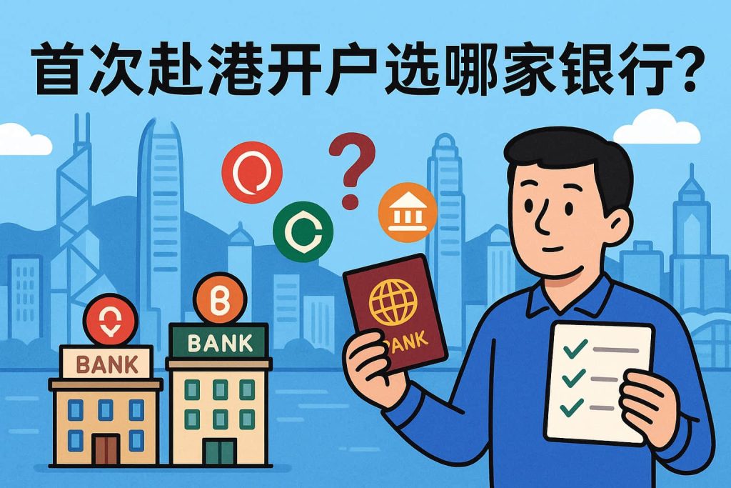 首次赴港開戶選哪家銀行？